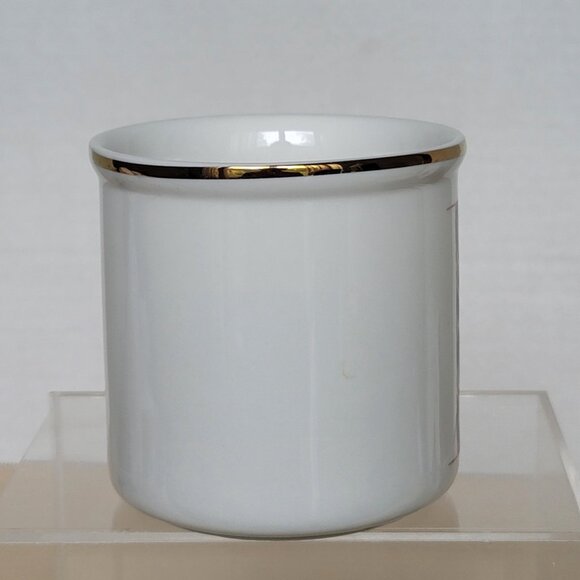 Pottery Barn Stewart Plaid Stoneware Initital Alphabet "E" Christmas Coffee Mug - Picture 4 of 10